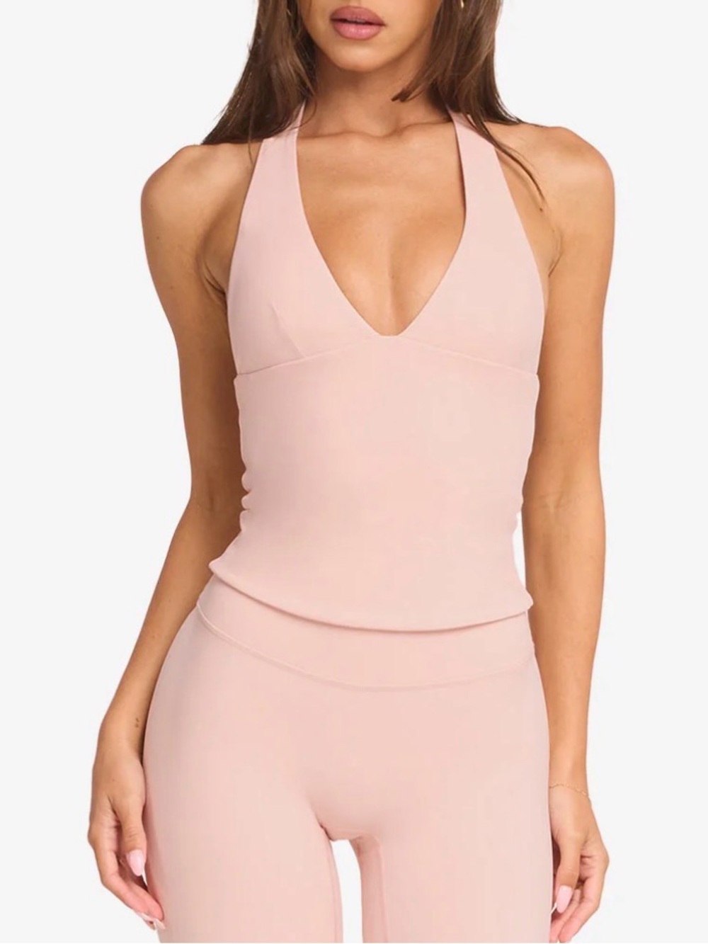 CSB Freedom Halter Tank in Blush